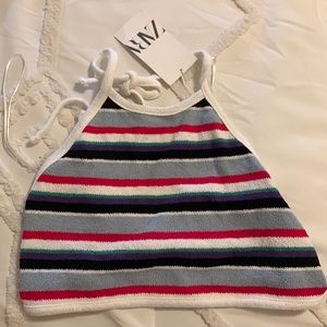 Zara Colorful Halter Top